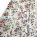 American Vintage Vintage Casual Corner Cream Floral High Waisted Button Midi Skirt 6 Photo 2