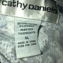 Cathy Daniels  blue snakeskin hoodie Photo 3