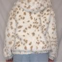 Nine West  fuzzy patterned coat. Photo 4