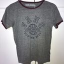 Vans Grey With Maroon Trim Tee Photo 0