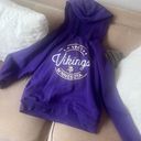 NFL Team Apparel Purple Minnesota Vikings Vintage Sweatshirt Photo 0