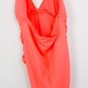 La Blanca NEW  Island Goddess Halter Tankini one-piece, Hot Coral, Size 10 Photo 3