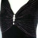 Onyx Nite  Iridescent Dark Black Blue Sleeveless Embellished Formal DRESS size 12 Photo 1