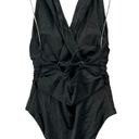 Chelsea28  Womens 4 Way Convertible One Piece Swimsuit L Black Halter Crossback Photo 6