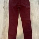 Bebe 2B  maroon nwt skinny jeans Photo 3