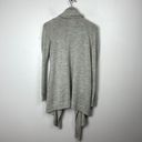 Helmut Lang  Draped Cardigan Sweater Size Small Alpaca Silk Oatmeal Beige Pockets Photo 7