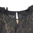 BCBGMAXAZRIA Maddy Cold Shoulder Lace Ruffle Peplum Top Sz Small Photo 7