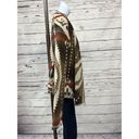 Shyanne  Aztec Open Front Cardigan Women’s Small Wool Blend Casual Southwestern Photo 4