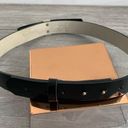 White House | Black Market  Black Patent Leather Belt with Bow Size M Photo 5