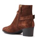 Tod's  Buckled Suede Ankle Boots Brown Size 38 Photo 1