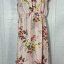 Isabel Maternity  Pink Floral Maxi Dress Size Medium EUC Photo 2