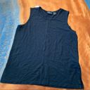 Rachel Zoe  Black Wide strap Tank Top size large Photo 0