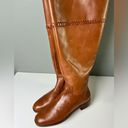 Jack Rogers  Brown Leather Adaline Knee High Zip Up Equestrian Riding Boot 7.5 Photo 8