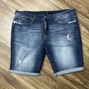 Bermuda KanCan Plus Size 3X Jean Shorts Distressed Cuffed Long  Stretch Mid Rise Photo 3