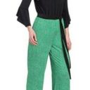 Tiana B . Wide Leg Belted Jumpsuit Black Green White, Size L Photo 5