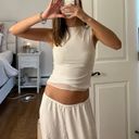 Brandy Melville White High Neck Top Photo 2