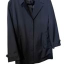 Anne Klein Great condition Ann Klein Navy Blue 100% Polyester Short Trench Coat Size 10. Photo 1