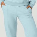 Alo Yoga Alo High-Waist Free Time Offline Straight Leg Sweatpants Chalk Blue Wide Leg S Photo 2