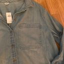 Aerie Button Down Denim Shirt Size Small Photo 2