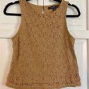 Banana Republic  x mad men shimmer lace cropped top xs Photo 1