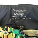 Sweaty Betty  Power 7/8 Workout Leggings Pants Floral Pockets Blue 14 Photo 8