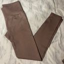 Amazon Light Brown Ribbed Leggings Photo 1