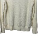 Juicy Couture  Ivory Textured Wool-Blend Turtleneck Sweater Women's XL New Photo 3