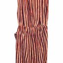 MM Couture Miss Me Faux Wrap Striped Dress Small Photo 1