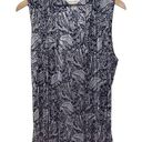 Christopher & Banks  Womens Sleeveless Cardigan Size Small Paisley Sequins Photo 0