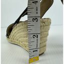 Anne Klein Flex Black Metallic Akandreas Espadrilles Size 6.5 M Wedge Photo 6