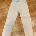 H&M Beige High Waisted Straight Jeans Photo 0