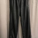 Commando Black Faux Leather Vegan Joggers XS Photo 3