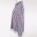 Tommy Hilfiger Long Sleeve Shirt Half Button Plaid Sailing Top XL Photo 4