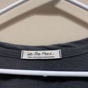 We The Free  Shirt Womens S Tunic Cotton Blend V-Neck Long Sleeve Jersey Gray P28 Photo 2