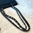 Salvatore Ferragamo  Black Nylon Vala Chain Shoulder Bag Photo 6