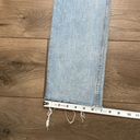 Abercrombie & Fitch  The 90’s Slim Straight Ultra High Rise Stretch Blue Jeans 32 Photo 7