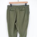 A New Day  Business Casual Elastic Waist Joggers Olive Green Large Photo 3