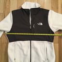 The North Face Polartec Off White/Gray Denali Fleece Jacket Size M Photo 8