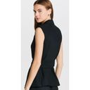 Vince  Black Wool-blend Sleeveless Blazer Photo 5