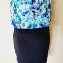 Bisou Bisou  floral blouson halter dress size 12 Photo 3