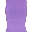 SKIMS  COTTON JERSEY MOCK NECK TANK | ULTRA VIOLET Small limited edition Photo 0