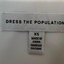 Dress the Population NWOT  Alondra Blouson White Sheath Dress Size XS Photo 3