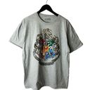 Harry Potter  Hogwarts School Crest T Shirt Movie Series Graphic Tee Extra Large Photo 1