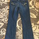 American Eagle  stretch slim boot cut jeans. Excellent condition. Distressed. Photo 4