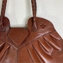 Patricia Nash  Lione Satchel Brown Leather Handbag Photo 1