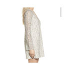 WAYF NWT  Long Bell Sleeve V Neck Lace Shift Dress S Photo 2