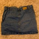 Jean Mini Skirt Blue Photo 1