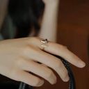 18K Gold Plated Adjustable Open Ring for Women, Statement Ring Photo 2