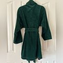 Victoria's Secret  - Embroidered Emerald Green Short Terrycloth Robe - Women’s M Photo 2