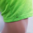 Vintage 90's 2000's Y2K neon green club MTV crop top shirt retro MEDIUM Yellow Photo 5